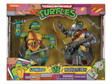 TMNT Classic 2-pack Leonardo vs Rocksteady
