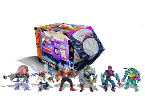 TMNT Retro Rotocast Villains Module set