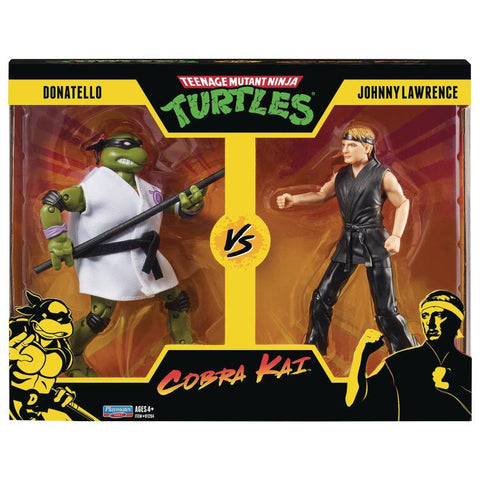 TMNT vs Cobra Kai 2 pack Donatello vs Johnny Lawrence