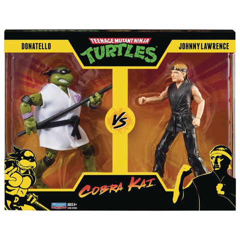 TMNT vs Cobra Kai 2 pack Donatello vs Johnny Lawrence