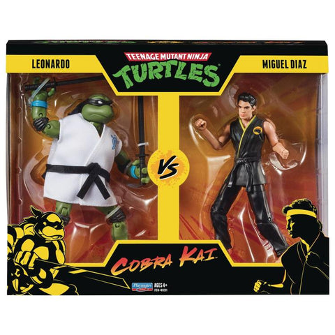 TMNT vs Cobra Kai 2 pack Leonardo vs Miguel Diaz