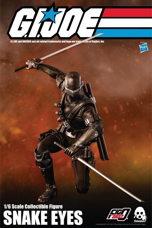 ThreeZero GI Joe Snake Eyes 1/6 Scale Figure