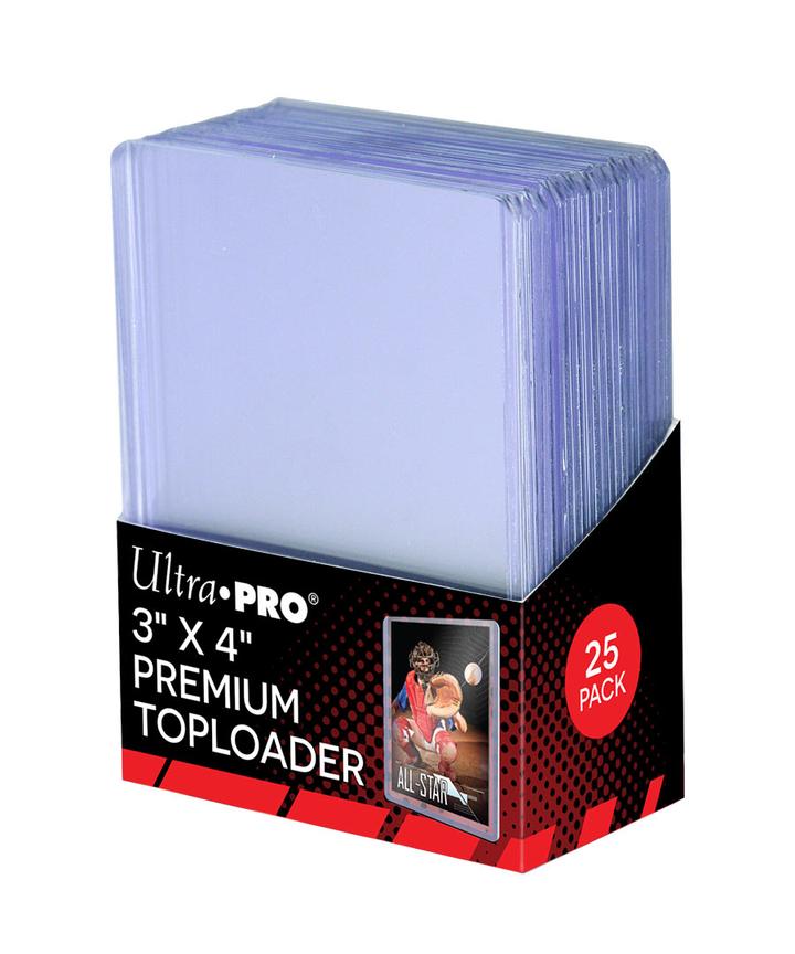 Ultra Pro 3"X4" Premium Toploader (25 pack)