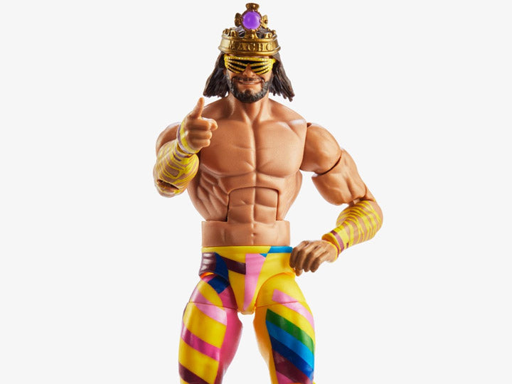 WWE Wrestlemania Elite Collection Macho King Randy Savage (Mean Gene BAF)