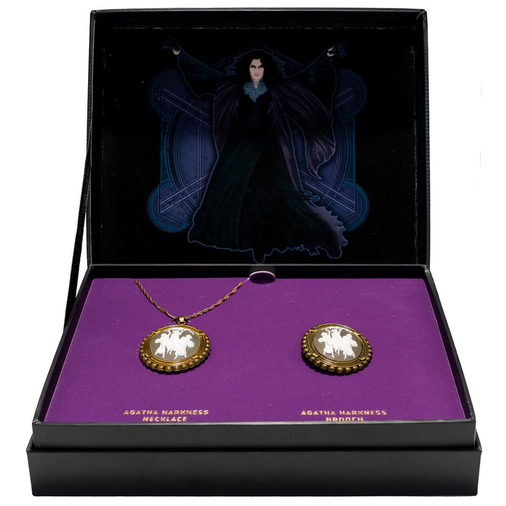 WandaVision Agatha Harkness Prop Replica Necklace and Brooch set